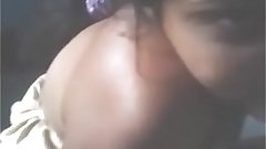 indian girl hot boobs sucking by lover