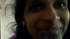 Indian mom blowjob to son