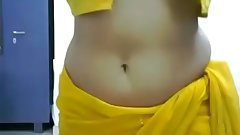 Hot Indian desi babe striptease boob squeeze massage video