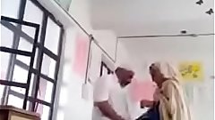 A 70 yrs old man sex with 30 yrs bold lady in classroom.